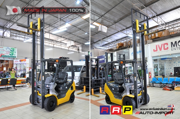ขายรถโฟล์คลิฟท์มือสอง KOMATSU รุ่น FG15T-20-672584 นำเข้าจากประเทศญี่ปุ่น 100\% ไม่เคยใช้งานในไทย