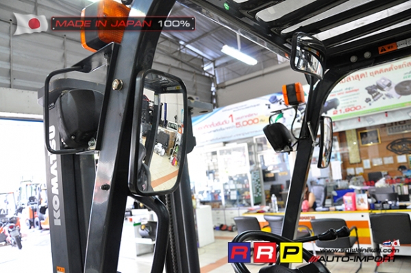 ขายรถโฟล์คลิฟท์มือสอง KOMATSU รุ่น FG15T-20-672584 นำเข้าจากประเทศญี่ปุ่น 100\% ไม่เคยใช้งานในไทย