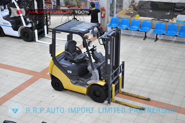 ขายรถโฟล์คลิฟท์มือสอง KOMATSU รุ่น FG15T-20-672584 นำเข้าจากประเทศญี่ปุ่น 100\% ไม่เคยใช้งานในไทย