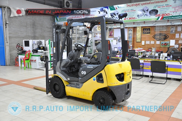 ขายรถโฟล์คลิฟท์มือสอง KOMATSU รุ่น FG15T-20-672584 นำเข้าจากประเทศญี่ปุ่น 100\% ไม่เคยใช้งานในไทย