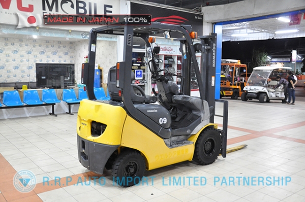 ขายรถโฟล์คลิฟท์มือสอง KOMATSU รุ่น FG15T-20-672584 นำเข้าจากประเทศญี่ปุ่น 100\% ไม่เคยใช้งานในไทย