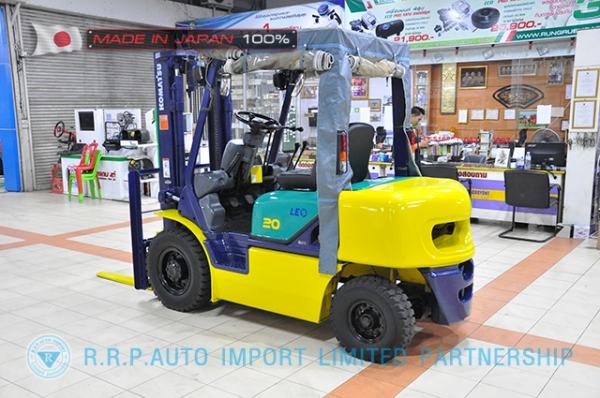 ขายรถโฟล์คลิฟท์มือสอง KOMATSU รุ่น FG20LC-12-532713 นำเข้าจากประเทศญี่ปุ่น 100\% ไม่เคยใช้งานในไทย