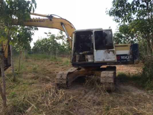 ขายคู่ 795,000 บาท KOMATSU PC150-5 + เทเลอร์ MITSU FUSO 1 เพลา เครื่อง 6D16-195 แรง หัวบาง ยางดี คัสชีสวย. เอกสารเล่มทะเบียน  รถอยู่  จ.ยโสธร โทร 0967428942