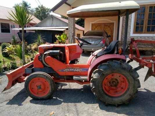 รถไถ่KRT140รถพร้อมใช้สวยๆๆเครื่องดีๆๆระบบไฮโดรลิคสมบูรณ์ ดันหน้า ผาลหลังสวย