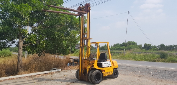 ขายด่วนรถยก TOYOTAชั่วโม่งทำงานน้อย 4FG25ยก2.5ตันเสาสูง3เมตรแผงงาสไลด์รถนอกนำเข้ายังไม่เคยใช้งานในเมืองไทยเลย