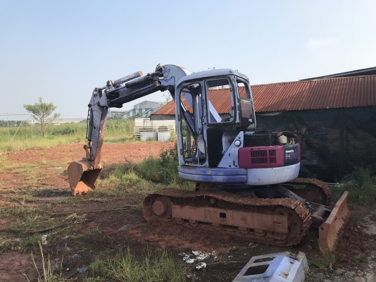 ขายแบ็คโฮ Komatsu PC 75UU-2 เครื่องดี ปั๊มดี ทำงานไวคอลโทรลสั้น ปั้มนิ้ว