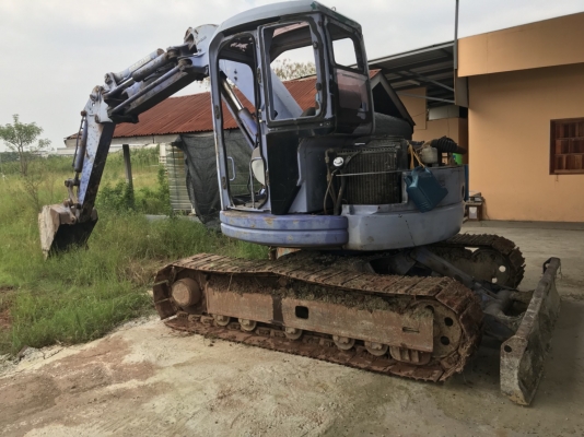 ขายแบ็คโฮ Komatsu PC 75UU-2 เครื่องดี ปั๊มดี ทำงานไวคอลโทรลสั้น ปั้มนิ้ว