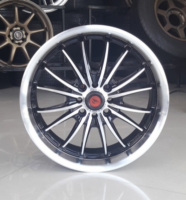 ล้อLENSO SAMURAI ขอบ 17 4รู100-114 ยางใหม่205/45/17 ปี17  4 ล้อ