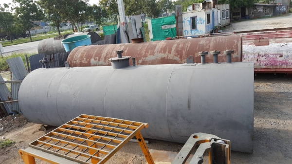 ถังเหล็กแบบฝังใต้ดินขนาด 16000 ลิตร ของใหม่ยังไม่เคยใช้งาน