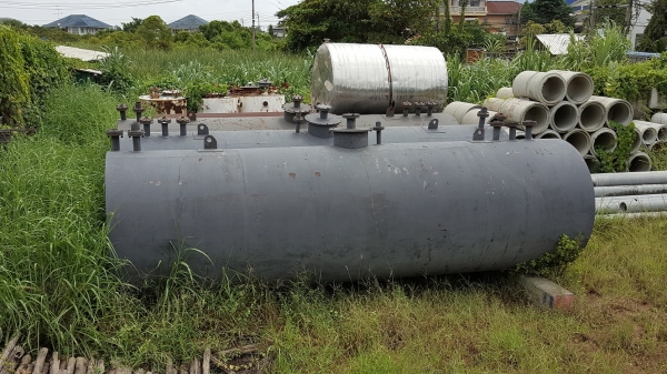 ถังเหล็กแบบฝังใต้ดินขนาด 16000 ลิตร ของใหม่ยังไม่เคยใช้งาน ถังเหล็กแบบฝังใต้ดินขนาด 16000 ลิตร ของใหม่ยังไม่เคยใช้งาน