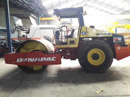 รถบด10ตัน2เพลา(มือ2ใช้งานแล้วในไทย) Dynapac CA250 รุ่นใหม่แล้วท้ายลาด ยอดนิยม เอกสารเล่มทะเบียนพร้อมโอน รถพร้อมใช้งาน