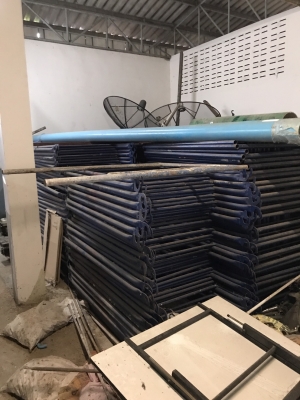 ขายด่วน นั่งร้านก่อสร้าง สภาพสวยๆ พร้อมใช้งาน ขายเหมาชุดละ 1250 มี200ชุด