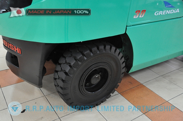 ขายรถโฟล์คลิฟท์มือสอง MITSUBISHI รุ่น FGE35AT-58045 นำเข้าจากประเทศญี่ปุ่น 100\% ไม่เคยใช้งานในไทย