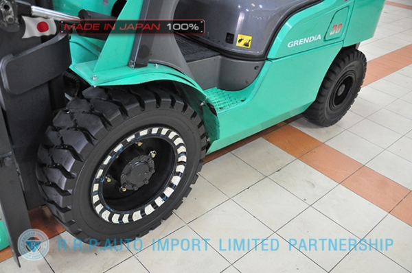 ขายรถโฟล์คลิฟท์มือสอง MITSUBISHI รุ่น FGE35AT-58045 นำเข้าจากประเทศญี่ปุ่น 100\% ไม่เคยใช้งานในไทย