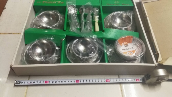 300 บ.ส่งฟรีโทร 083-2000058 LINE ID: line832923 ชุดDinner Set เป็นชุดสแตนเลสจัดเป็นชุดตามภาพ