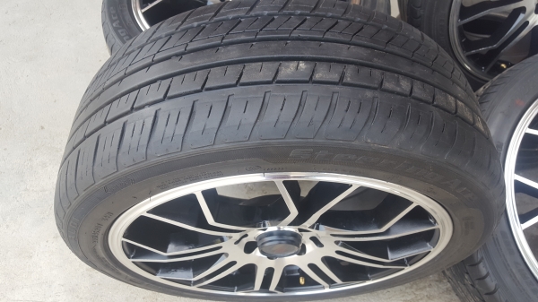 ขายล้อLenso ขอบ17  4รู100-114ยาง205/45/17  4 ล้อ