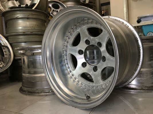 ขายล้อ Bighaft 15x10 ลบ36 6 รูกระบะ ลึกๆ ประมูลญี่ปุ่น