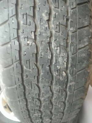 ขายล้อแม็ก jeep 5 วง พร้อมยาง bridgestone dueler ht 840 245/70/16