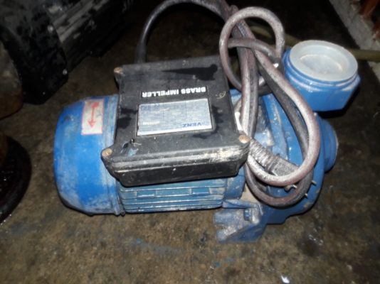 ขาย !! ปั้มน้ำหอยโข่ง.ขนาด1แรง220v.ท่อ1.5".ยี่ห้อVENT.พร้อมใช้งาน