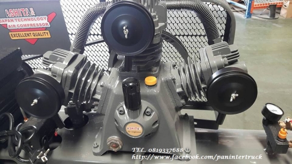 (10 บาร์* ไฟบ้าน 220V.) สินค้าใหม่แกะกล่อง*เครื่องปั๊มลม ASHITA :ขนาด 300 ลิตร /3 สูบ /4HPแรง/ ราคาเพียง 25,500 บาท สนใจติดต่อ 0819337688