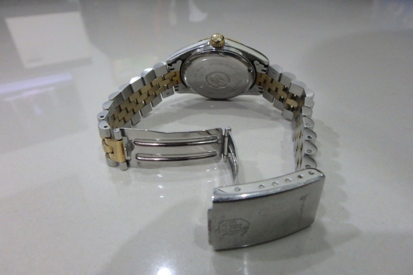 นาฬิกา OP ชาย หน้าทอง รุ่น Sapphire 87322-616 Boy Size เรือน2กษัตริย์ ของแท้ สภาพดี ส่งฟรี