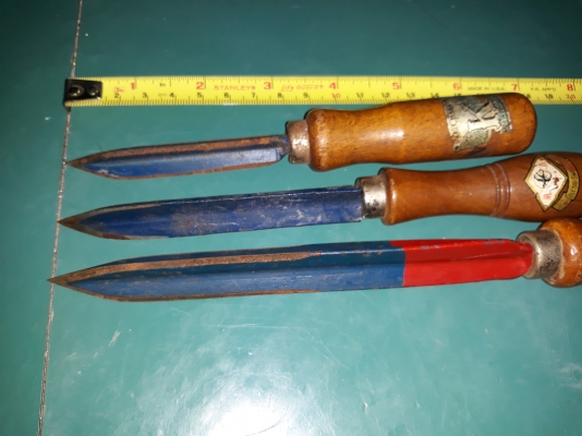 ขายเหล็กชุด3ขนาด ขูดชาร์ปฉลามสามดาว Made in Germany.ใบยาว6" ใหม่เก่าเก็บ