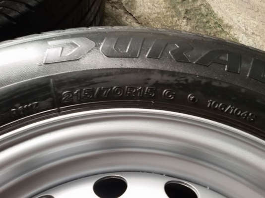 ล้อกะทะ-หน้าเดิม หลังออฟ+35มิล.215/70/15ปี13 ชุด3900บ.#0879050181.ส่งได้ทั่วไทย