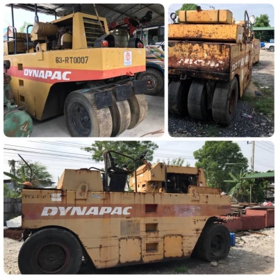 ขายเหมา 3 คัน 755,000 บาท รถบดล้อยาง 7 ล้อ DYNAPAC CP221 สภาพพอใช้ เครื่องดี เกียร์ดี เอกสารเล่มทะเบียน  รถอยู่ จ.ปทุมธานี โทร&amp;ไอดีไลน์ 0967428942