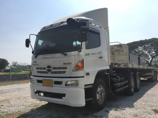 10 ล้อหัวลาก ยี่ห้อ HINO 344 แรงม้า+หางพื้นเรียบ SMM /สนใจติดต่อคุณใจเพชร โทร.097-228-3388 Line ID :
