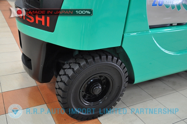 ขายรถโฟล์คลิฟท์มือสอง MITSUBISHI รุ่น KFG20-05372 นำเข้าจากประเทศญี่ปุ่น 100\% ไม่เคยใช้งานในไทย