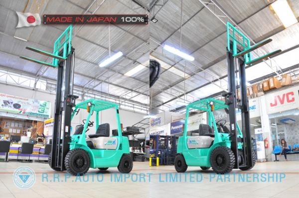 ขายรถโฟล์คลิฟท์มือสอง MITSUBISHI รุ่น KFG20-05372 นำเข้าจากประเทศญี่ปุ่น 100\% ไม่เคยใช้งานในไทย