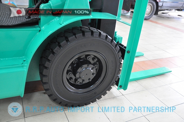 ขายรถโฟล์คลิฟท์มือสอง MITSUBISHI รุ่น KFG25-55065 นำเข้าจากประเทศญี่ปุ่น 100\% ไม่เคยใช้งานในไทย