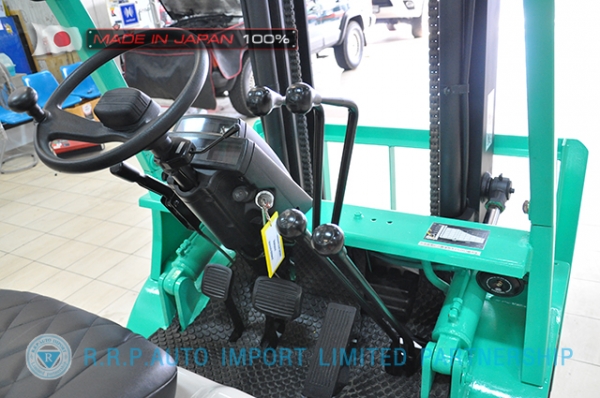 ขายรถโฟล์คลิฟท์มือสอง MITSUBISHI รุ่น KFG25-55065 นำเข้าจากประเทศญี่ปุ่น 100\% ไม่เคยใช้งานในไทย