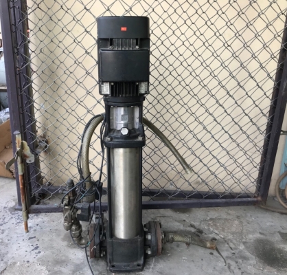 ขายปั้มน้ำแรงดันสูง Groundfos 3HP. 380V CR-1 สภาพสวยเดิมๆ หมุนนิ่ม พร้อมใช้งาน