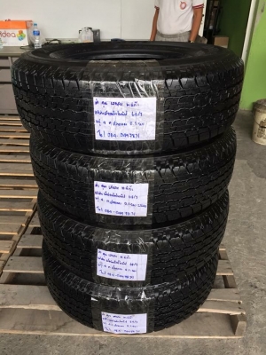 ยาง Bridgestone 245 70 16 ปี17 รอบนี้มา5ชุด ดอกเต็ม ไม่มีปะ ใช้ยาว ราคาไม่แพง ยาง Bridgestone 245 70 16 ปี17 รอบนี้มา5ชุด ดอกเต็ม ไม่มีปะ ใช้ยาว ราคาไม่แพง