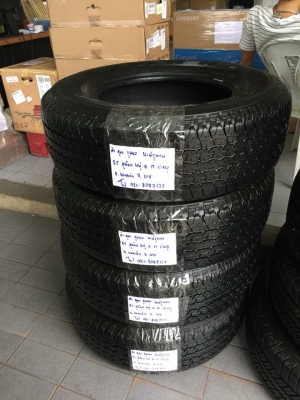 ยาง Bridgestone 245 70 16 ปี17 รอบนี้มา5ชุด ดอกเต็ม ไม่มีปะ ใช้ยาว ราคาไม่แพง ยาง Bridgestone 245 70 16 ปี17 รอบนี้มา5ชุด ดอกเต็ม ไม่มีปะ ใช้ยาว ราคาไม่แพง