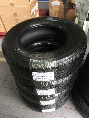 ยาง Bridgestone 245 70 16 ปี17 รอบนี้มา5ชุด ดอกเต็ม ไม่มีปะ ใช้ยาว ราคาไม่แพง ยาง Bridgestone 245 70 16 ปี17 รอบนี้มา5ชุด ดอกเต็ม ไม่มีปะ ใช้ยาว ราคาไม่แพง