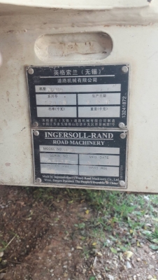 รถบดเบรคดาวน์ 10 ตัน Ingersoll-rand รุ่น DD110 สวยนางฟ้า ทะเบียนพร้อมโอน(ยินดีรับแลกเทิร์น)กับเครื่องจักรเก่าของท่าน