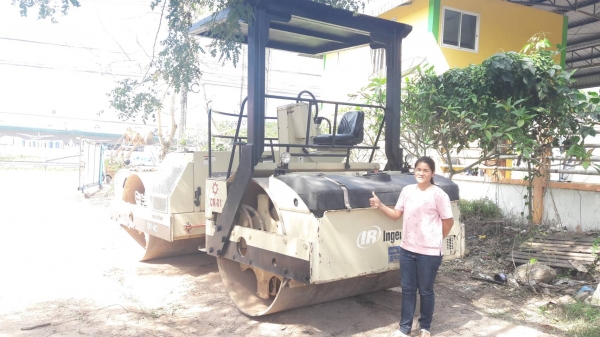 รถบดเบรคดาวน์ 10 ตัน Ingersoll-rand รุ่น DD110 สวยนางฟ้า ทะเบียนพร้อมโอน(ยินดีรับแลกเทิร์น)กับเครื่องจักรเก่าของท่าน