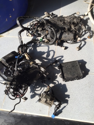 ขายเสื้อสูบพร้อมลูกสูบ ฝาสูบ ชุดท่อนกลาง ชุดท่อนหาง ชุดสายไฟ