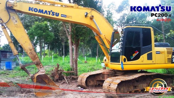 ขายรถแบ็คโฮ KOMATSU PC200-8 สเปคญี่ปุ่นแท้ แน่นทุกระบบ