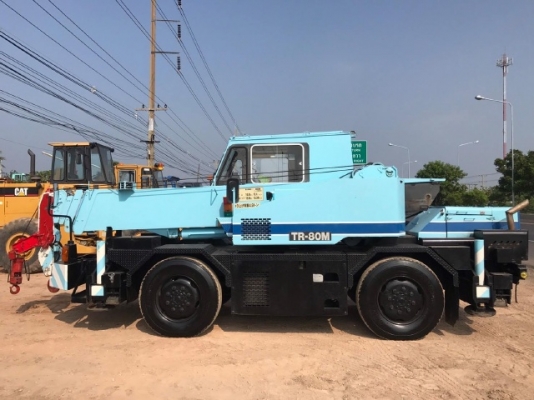 ขายรถเครน TADANO TR80M-1 รถนอกนำเข้าจากญี่ปุ่น สภาพสวยพร้อมใช้ มีVDOการทำงานครับ