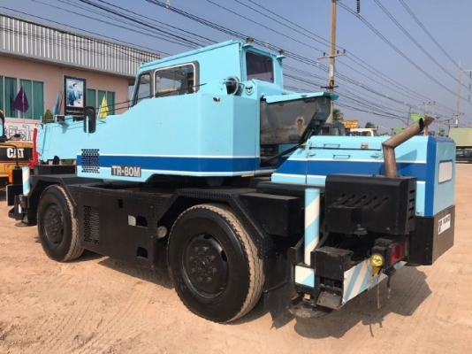 ขายรถเครน TADANO TR80M-1 รถนอกนำเข้าจากญี่ปุ่น สภาพสวยพร้อมใช้ มีVDOการทำงานครับ