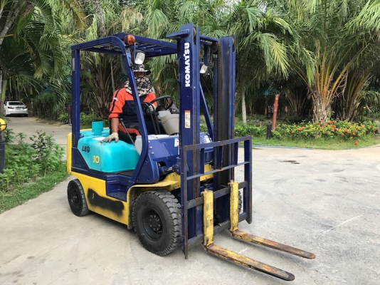 ขายFORKLIFT KOMATSU FG10-16(เสา3เมตร)(1.ตัน) สวยเดิมจากญี่ปุ่น ยังไม่เคยใช้ในไทย 115,000เท่านั้น!!
