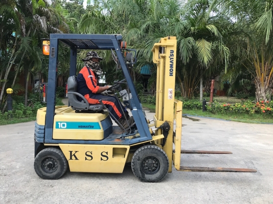 ขายFORKLIFT KOMATSU FG10-15(เสา3เมตร)(1.ตัน) สวยเดิมจากญี่ปุ่น ยังไม่เคยใช้ในไทย 115,000เท่านั้น!!