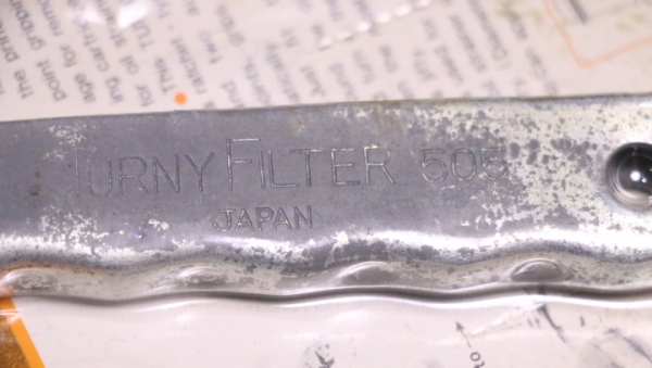 ที่ถอดกรอง Turny Filter 505 Made in Japan (เก่าเก็บ) สภาพตามรูป