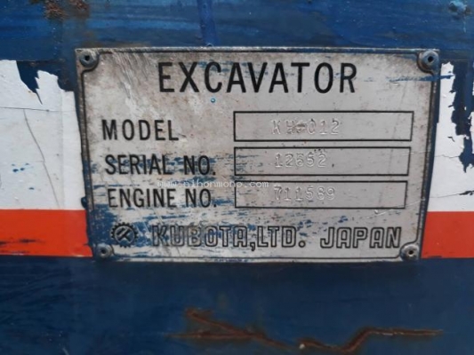 ขาย รถขุดเล็ก KUBOTA รุ่นKH-012 รหัสสินค้า 81004961 สอบถามLine ID: nihonmono   www.nihonmono.com