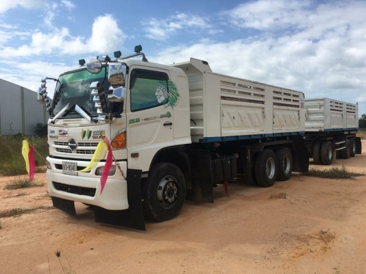 ขายรถHino mega 344 ปี 57 สภาพนางงาม ดั้มสามมิตร