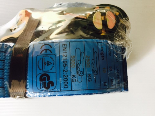 จำหน่าย????สายรัดรถบรรทุก????????โพลีเอสเตอร์ 2นิ้ว หนา3มิล สาย5ตัน หัวอย่างดี 6ตัน งานไต้หวัน   0993218757