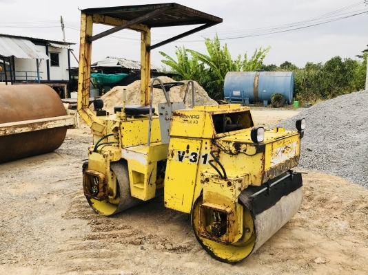 รถบด BOMAG RW 120 AD หน้าเหล็ก หลังเหล็ก ขนาด3ตันพร้อมใช้